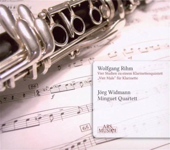 Cover for Widmann, Jorg / Minguet Quartett · Rihm: Four Studies for Clarinet Quintet (CD) (2010)