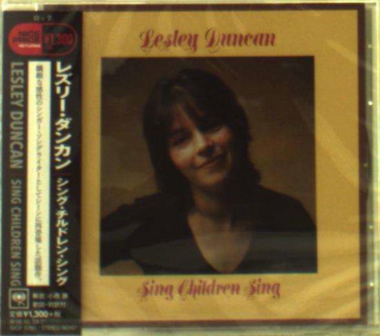 Cover for Lesley Duncan · Sing Children Sing (CD) [Japan Import edition] (2018)