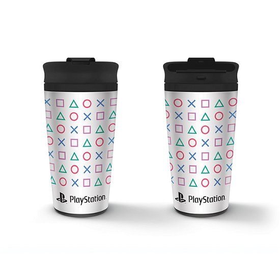 Cover for P.Derive · PLAYSTATION - Shapes - Metal Travel Mug 450ml (MERCH) (2023)