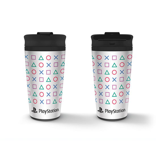 Cover for Pyramid International · Pyramid Playstation (shapes) Metal Travel Mug (Merchandise) (MERCH) (2023)