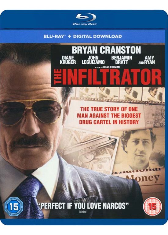 Cover for The Infiltrator (Blu-ray) (2017)