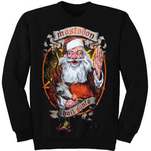 Mastodon Unisex Sweatshirt: Hail Santa Holiday - Mastodon - Mercancía - Global - Apparel - 5055979925958 - 