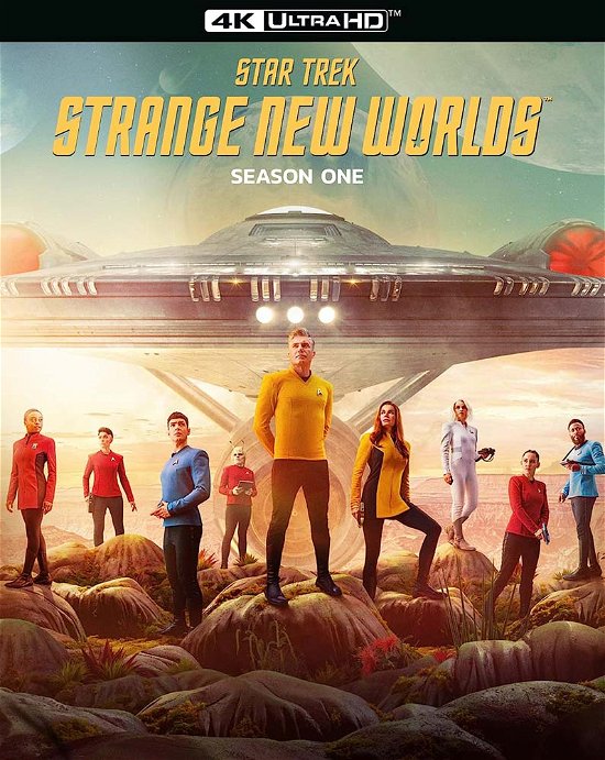 Star Trek - Strange New Worlds Season 1 - Star Trek Strange New Worlds S1 Uhd - Elokuva - Paramount Pictures - 5056453204958 - maanantai 15. toukokuuta 2023