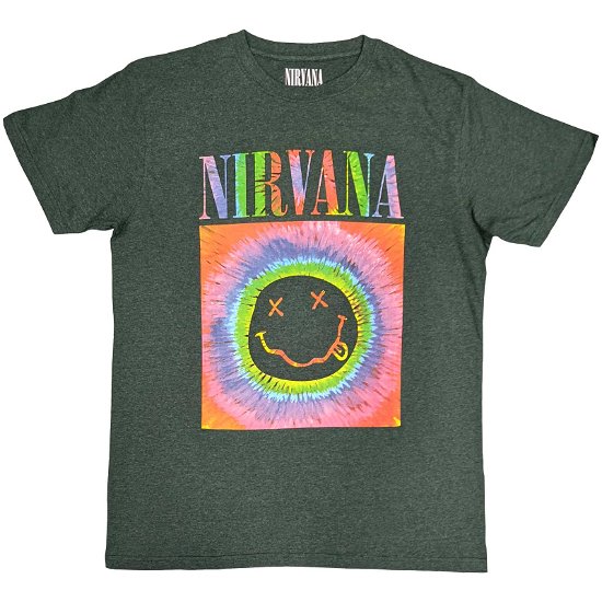 Cover for Nirvana · Nirvana Unisex T-Shirt: Happy Face Glow Box (T-shirt) [size S]