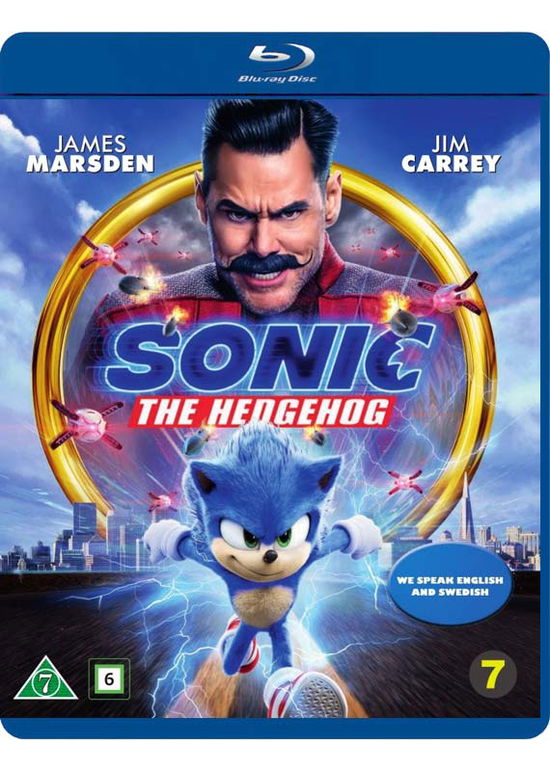 Cover for Sonic the Hedgehog (Blu-Ray) (2020)