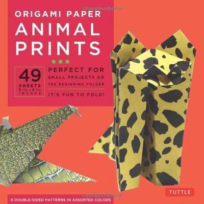 Origami Paper - Animal Prints - 8 1/4" - 49 Sheets: Tuttle Origami Paper: Large Origami Sheets Printed with 6 Different Patterns: Instructions for 6 Projects Included - Tuttle Publishing - Books - Tuttle Publishing - 9780804837958 - October 15, 2006