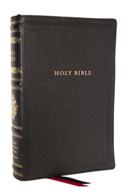 Cover for Thomas Nelson · RSV Personal Size Bible with Cross References, Black Genuine Leather, (Sovereign Collection) (Leather Book) (2024)