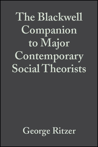 Cover for Ritzer · The Blackwell Companion to Major Contemporary Social Theorists (Paperback Book) (2003)