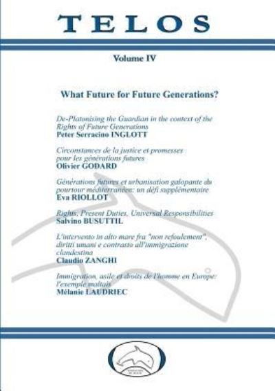 Cover for Fondation De Malte · Telos IV (Paperback Bog) (2010)