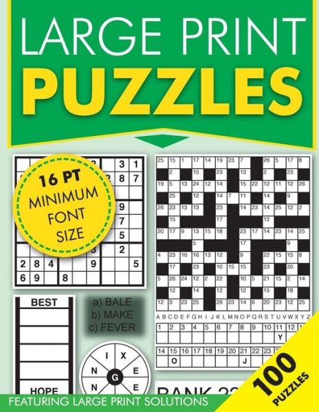 Cover for Clarity Media · Large Print Puzzles (Pocketbok) (2017)