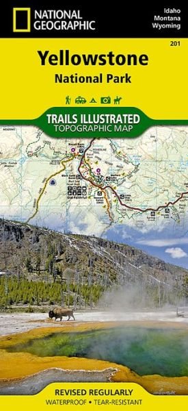 Cover for National Geographic Maps · Yellowstone National Park: Trails Illustrated National Parks (Kort) [2022nd edition] (2022)