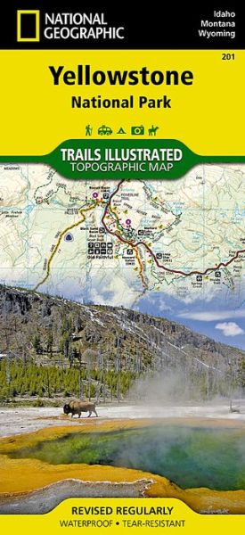 Cover for National Geographic Maps · Yellowstone National Park: Trails Illustrated National Parks (Landkarten) [2022nd edition] (2022)