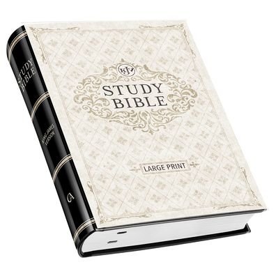 Cover for Christian Art Publishers · KJV Study Bible, Large Print Hardcover, King James Version Holy Bible, Black (Innbunden bok) (2022)