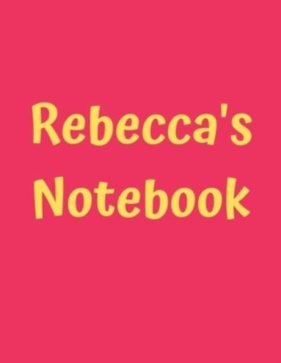 Cover for 99 Notes · Rebecca's Notebook (Pocketbok) (2019)