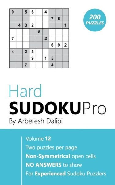 Cover for Arberesh Dalipi · Hard SudokuPro (Pocketbok) (2017)