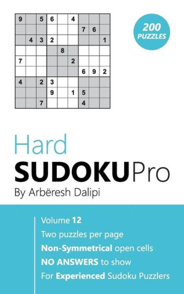 Cover for Arberesh Dalipi · Hard SudokuPro (Paperback Book) (2017)