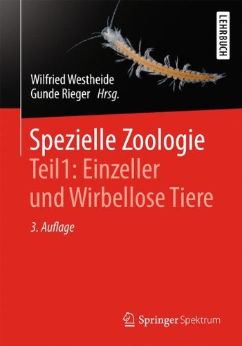 Cover for Lay  Martin · Spezielle Zoologie. Teil 1: Einzeller und Wirbellose Tiere (Innbunden bok) [German, 3., Überarb. U. Aktual. Aufl. 2013 edition] (2013)