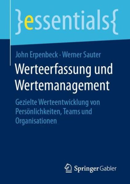 Cover for Erpenbeck · Werteerfassung und Wertemanag (Book) (2020)