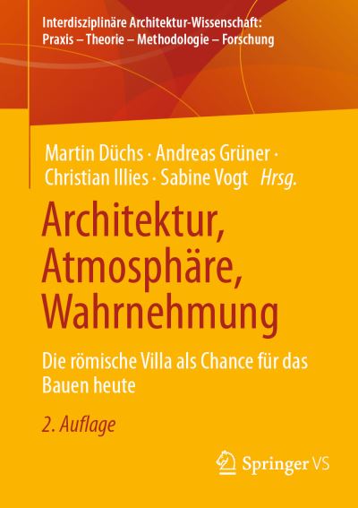 Cover for Martin Düchs · Architektur, Atmosphäre, Wahrnehmung (Book) (2023)