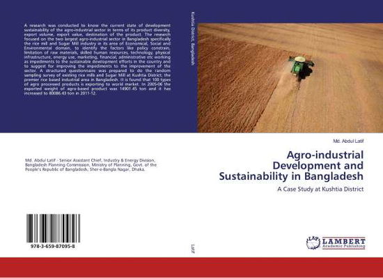 Cover for Latif · Agro-industrial Development and S (Book)