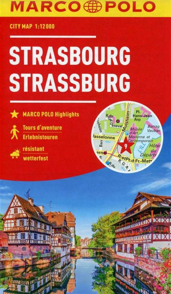 Cover for Marco Polo · Strasbourg Marco Polo City Map (Landkarten) (2021)