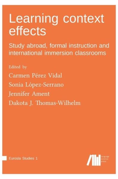 Cover for Learning context effects (Book) (2018)