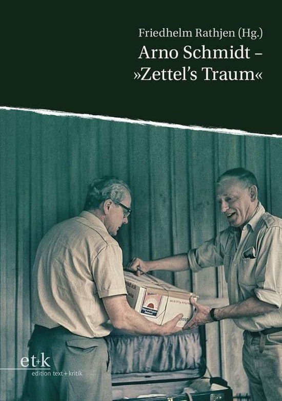 Cover for Rathjen · Arno Schmidt - &quot;Zettel's Traum&quot; (Buch)