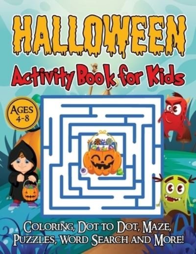 Cover for Stephan Rigels · Halloween Activity Book for Kids Ages 4-8 (Paperback Book) (2021)