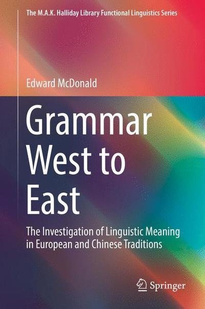 Cover for McDonald · Grammar West to East (Bok) [1st ed. 2020 edition] (2019)