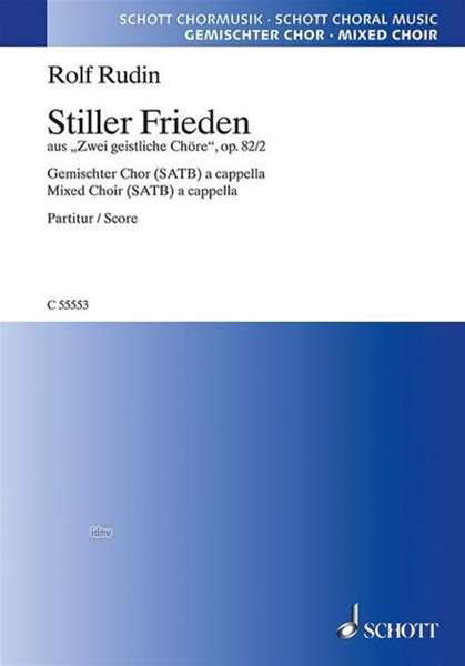 Cover for Rudin · Stiller Frieden op. 82/2.C55553 (Bok)