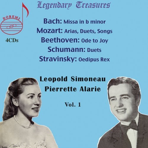 Cover for Simoneau / Alarie / Bach / Mozart / Pelletier · Legendary Treasures 1 (CD) [Box set] (2008)