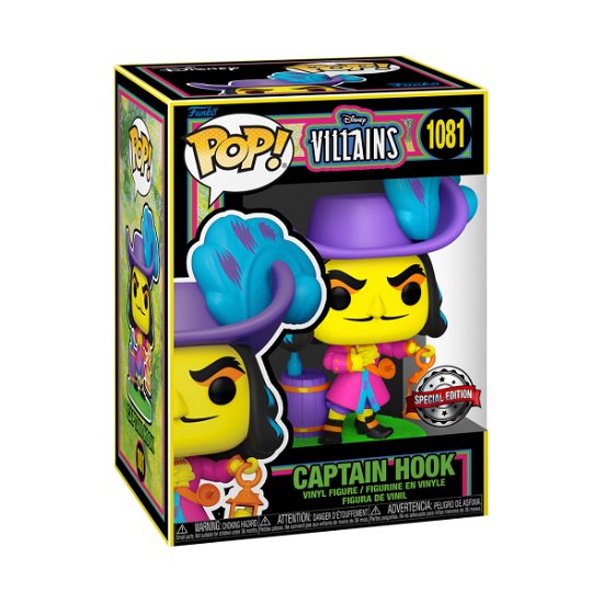 Pop Disney Villains Hook Blacklight - Pop Disney Villains - Gadżety - Funko - 0889698603959 - 9 lutego 2023