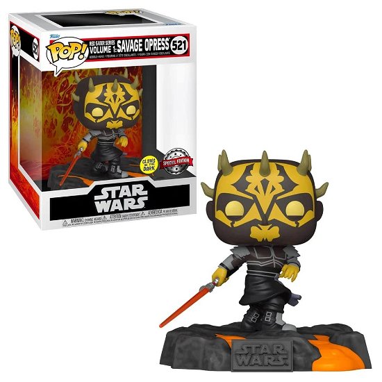 Cover for Star Wars: Funko Pop! Deluxe · Red Saber Series Savage Opress (Gw) (Vinyl Figure 521) (MERCH)