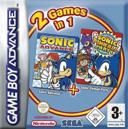 Cover for Gba · 2 in 1: Sonic Advance &amp; Pinball (PC) (2005)