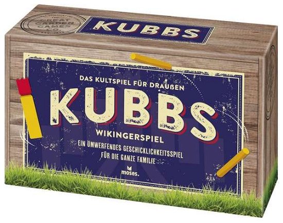 Cover for Kubbs · Kubbs - Wikingerspiel (Spiel).92095 (Bok)