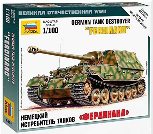 1:100 Sd.kfz.184 Ferdinand Heavytank Des - Zvezda - Gadżety - Zvezda - 4600327061959 - 