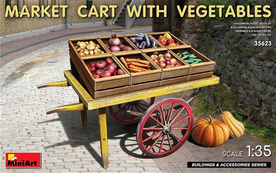 1/35 Market Cart With Vegetables (5/21) - Miniart - Merchandise - Miniarts - 4820183313959 - 