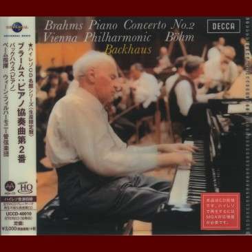 Brahms: Piano Concerto 2 - Brahms / Backhaus,wilhelm - Musiikki - UNIVERSAL - 4988031277959 - perjantai 29. kesäkuuta 2018