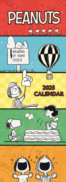 Peanuts Slim Calendar 2025 - Portico Designs Ltd - Książki - Portico Designs Ltd - 5020211305959 - 23 sierpnia 2024