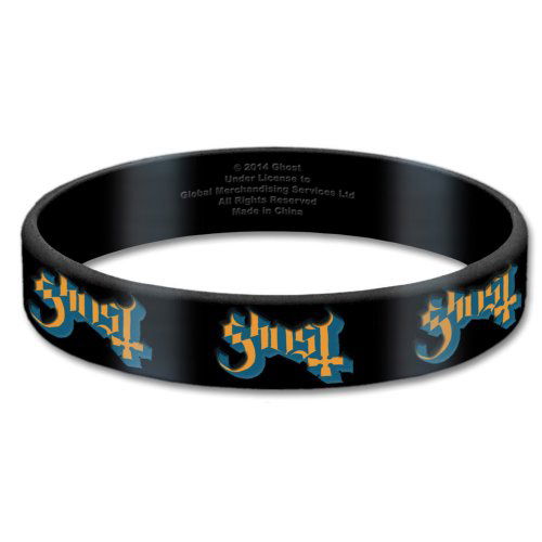 Ghost Gummy Wristband: Logo - Ghost - Produtos - Global - Accessories - 5055295387959 - 4 de maio de 2016