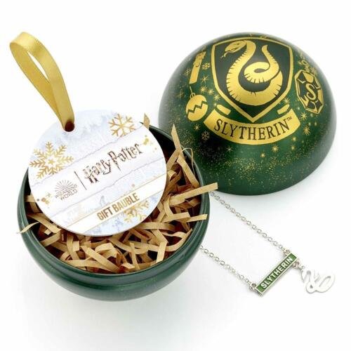 Harry Potter Slytherin Bauble With House Necklace (Merchandise Misc) - Harry Potter - Koopwaar - HARRY POTTER - 5055583448959 - 15 augustus 2022