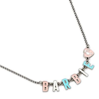 Barbie Enamel Letter Name Necklace - Barbie - Merchandise - BARBIE - 5055583451959 - 11. december 2023