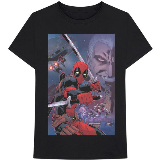 Cover for Marvel Comics · Marvel Comics Unisex T-Shirt: Deadpool Composite (T-shirt) [size XL] [Black - Unisex edition]