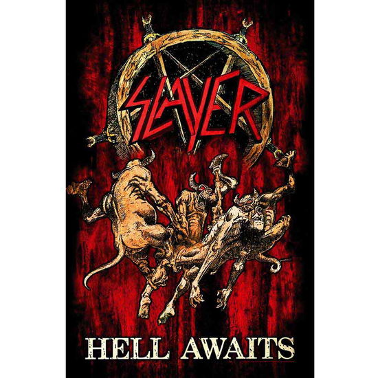 Cover for Slayer · Slayer Textile Poster: Hell Awaits (Plakat)