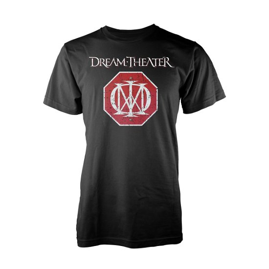 Cover for Dream Theater · Red Logo (T-shirt) [size S] [Black edition] (2017)