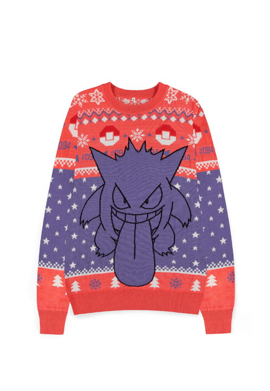 Pokemon Sweatshirt Christmas Jumper Gengar Größe X -  - Fanituote -  - 8718526172959 - perjantai 10. marraskuuta 2023