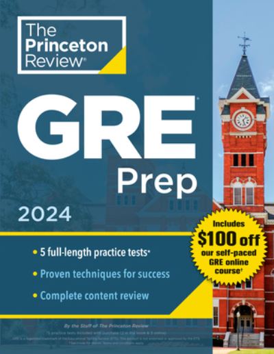 Cover for Princeton Review · Princeton Review GRE Prep, 2024 (Paperback Book) (2023)