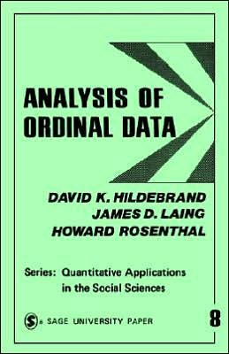 Analysis of Ordinal Data - Quantitative Applications in the Social Sciences - David K. Hildebrand - Livres - SAGE Publications Inc - 9780803907959 - 1970