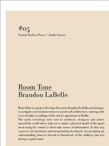 Room Tone - Robin Wilson - Książki - Errant Bodies Press - 9780982743959 - 29 grudnia 2015