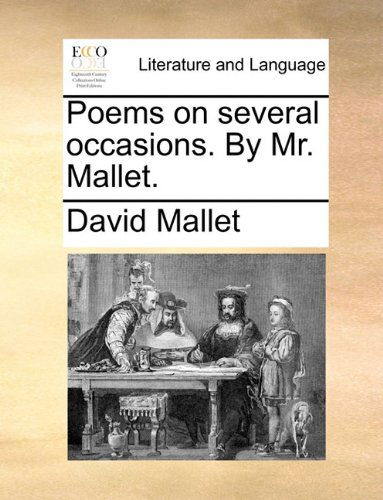 Cover for David Mallet · Poems on Several Occasions. by Mr. Mallet. (Paperback Book) (2010)